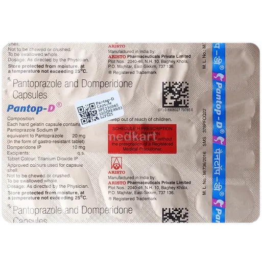 pantop d capsule 15's